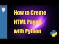 Create HTML pages with Python Using the Dominate Module