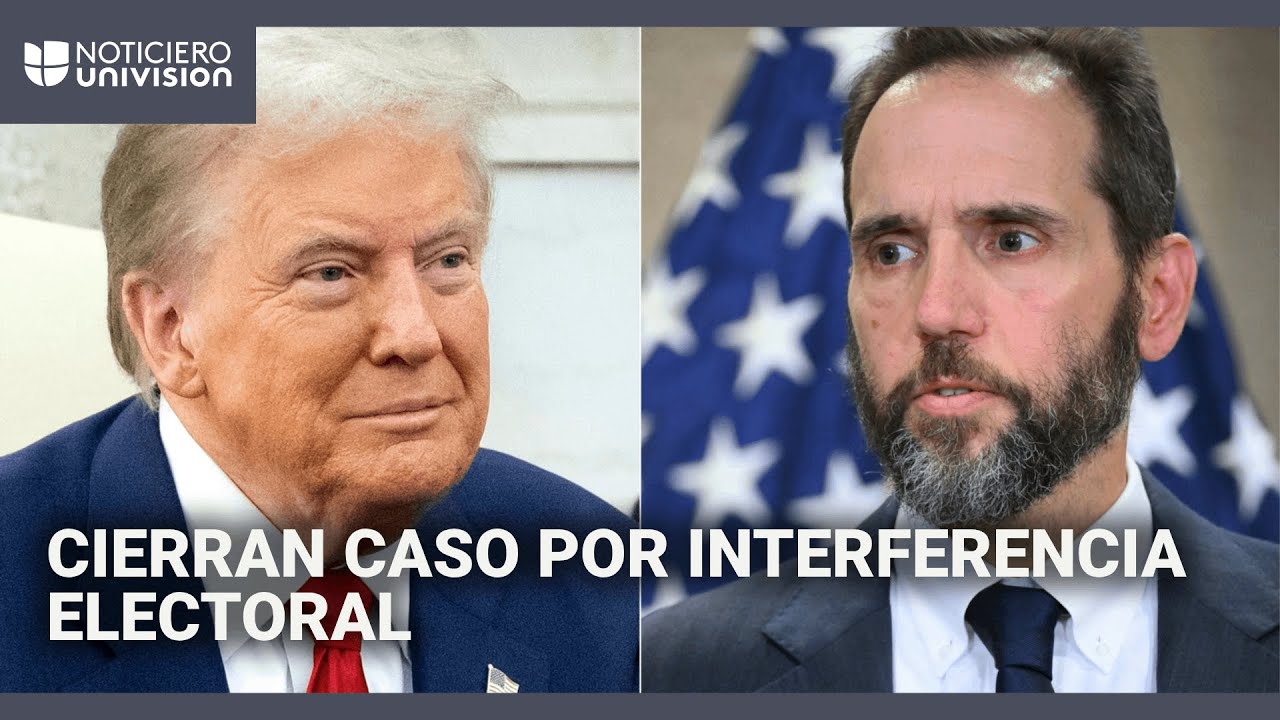 Jueza cierra caso contra Trump por interferencia electoral tras solicitud del fiscal especial