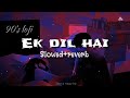 " Ek Dil Hai " (90's - SLOWED+REVERB) Kumar sanu | alkayagnik