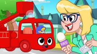 Famous Superhero Morphle Gets on TV - Kids (and baby) cartoon With Fire Trucks Robots and Race cars