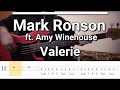 Mark Ronson - Valerie (feat. Amy Winehouse)(Bass Cover) TABS