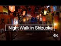 [4K] Night Walk in Shizuoka City, Japan