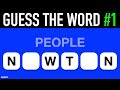 Guess the Word Game | Complete the Word From the Clue and Letters!