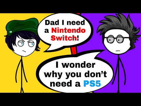 What if your dad buys Nintendo Switch for your little Sister