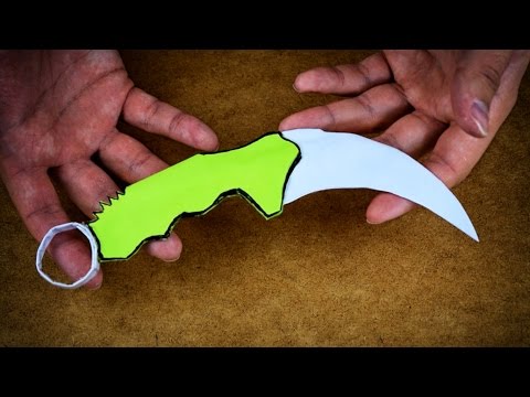 Как сделать керамбит нож Как сделать керамбит нож