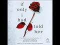[AUDIOBOOK] If Only I Had Told Her - Laura Nowlin