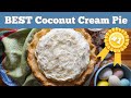 BEST Coconut Cream Pie that ANYONE can make! Just in time for spring 🐣🌷🐰