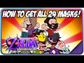 How To Collect ALL 24 Masks in Majora's Mask 3D/Nintendo 64 - Completion Bonus