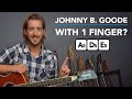 Learn to play "Johnny B Goode" in 10 MINUTES - Easy guitar tutorial for total beginners