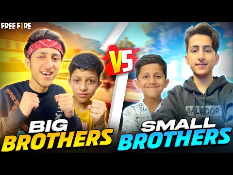 Big Brothers Vs Small Brothers 😂 2 Vs 2 Clash Battle 50 000 Rupees Challenge 😍 Garena Free Fire