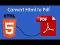 Easy way to convert HTML to PDF using Javascript - Code With Mark