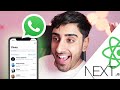 🔴 Let's build Whatsapp 2.0 with NEXT.JS! (1-1 Messaging, Live Status, Styled-Components, React.JS)