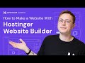 How to Make a Website with Hostinger Website Builder