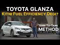 Glanza Manual Mileage Test using Tank-to-Tank Method | More Fuel Efficient Than A Hybrid? 🤔| Aug 23