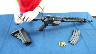 日本TOP 2015 最新款 SR16 M4 URX3.1 EBB 全開膛拋殼式電動槍