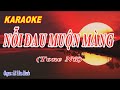 #Karaoke - NỖI ĐAU MUỘN MÀNG - Tone Nữ | Lê Lâm Music