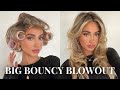 AT-HOME BLOWOUT W/ ROLLERS 💌 BIG & BOUNCY *updated*