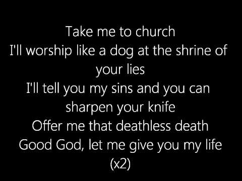 Hozier Take Me To Church Lyric Video