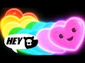 Hey Bear Sensory - Happy Hearts Disco! - Dance Video with Funky Music!
