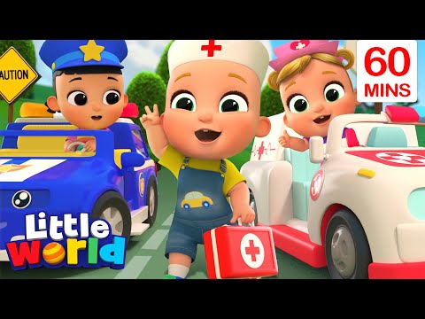 Wheels On The Ambulance Song More Kids Songs & Nursery Rhymes by Little World