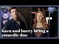 kara and barry being a comedic duo for 5 mins and 54 seconds straight