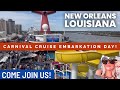 Carnival cruise embarkation day New Orleans 2024