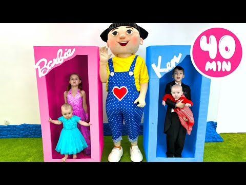 Five Kids Five big dolls Song Children s Songs and Videos