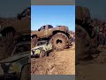 4x4 Off Road Lovers - Rain & Rock | Monster Truck Rolls Over SUV | AWD Off Road