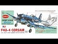 Guillow's Giant Scale Balsa F4U-4 Corsair ⭐ Build Slideshow
