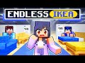TRAPPED in an ENDLESS IKEA in Minecraft!