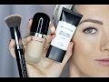 How to Apply Foundation For Beginners - Flat Top Kabuki - Foundation Brush by MintPear