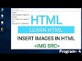 How to Insert an Image in HTML using Notepad