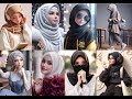 😘Cute Hijab Muslim girls dpz for profile picture||Cartoonic hijab girls dpz|Animate😍😍