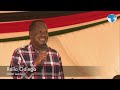 Raila singing a farewell song . what a sweet voice!
