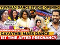புது Studio Open பண்ணியாச்சு😍After Delivery, Gayathri-ன் வெறித்தனமான Dance🔥Yuvraaj Dance Studio Tour