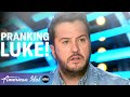 PRANK TIME! Luke Bryan Is Pranked By His Wife! - American Idol 2023