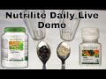 Amway Nutrilite Daily Demo in Hindi  || Live Demonstration
