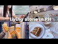 living alone in the PH 🌸 | days in my life as a corporate girly, mbakery in BGC, cooking vlogs 🥗