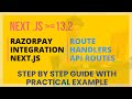 How To Integrate Razorpay Payment Gateway With Next.Js App