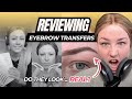 My Two Brows Temporary Eyebrow Tattoo Stickers Review