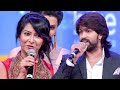 Lovely Couple Yash And Radhika Pandit On Stage