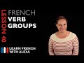 The 3 French verb groups