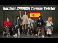 Koreans Try Hardest SPANISH Tongue Twister For The First Time!! l FT. YOUNG POSSE