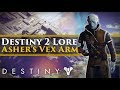 Destiny 2 Lore - How Asher Mir got his Vex Arm Explained! (Pyramidion Strike Lore)