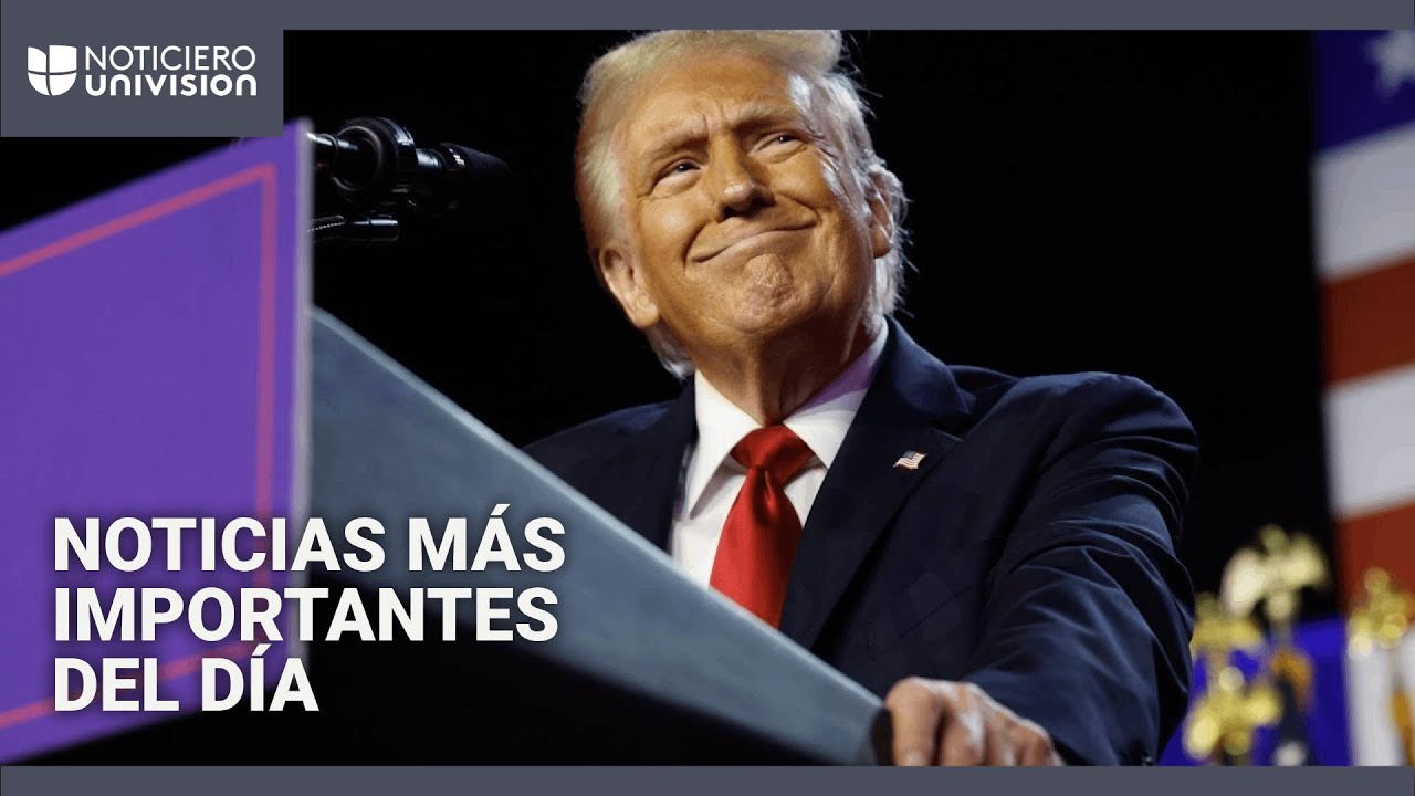 Trump promete aranceles del 25% a México y Canadá: las noticias más importantes en cinco minutos