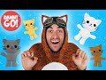"Little Cat" Dance Along! 🐱🧶 Kitty Cat Meow Brain Break | Danny Go! Songs for Kids