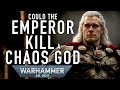 Can the Emperor Kill a Chaos God in Warhammer 40K For the Greater WAAAGH #boardgamevlog #chaosgods