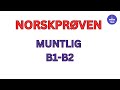 Norskprøven B1/B2  Muntlig Del   Eksempler, Spørsmål og Svar