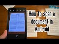How to scan a document in Android