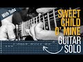 🎸 Sweet Child O' Mine Guitar Solo Lesson - Guns N' Roses (with tabs)